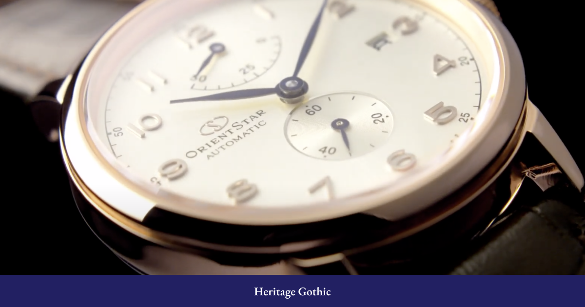 Heritage Gothic | Classic | Orient Star | Orient, a brand of