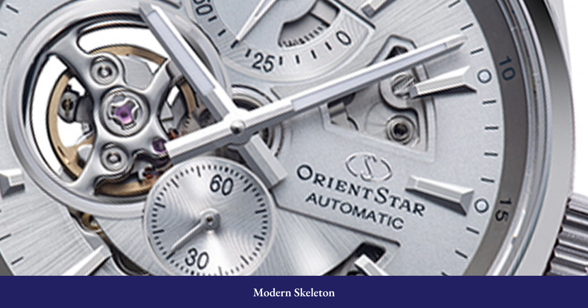 Modern Skeleton | Contemporary | Orient Star | Orient, a brand of