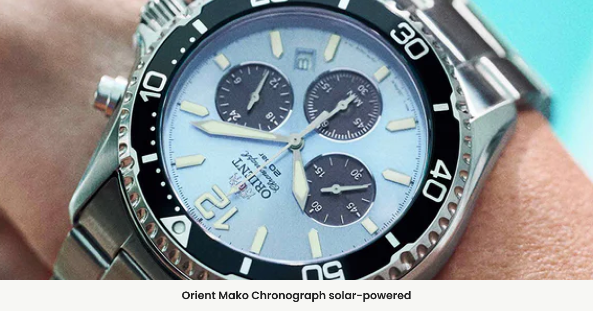 オリエント マコ クロノグラフ ソーラーパワード | スポーツ | Orient
